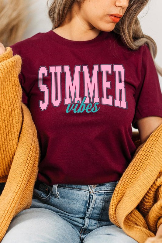 Summer Vibes Graphic T Shirt