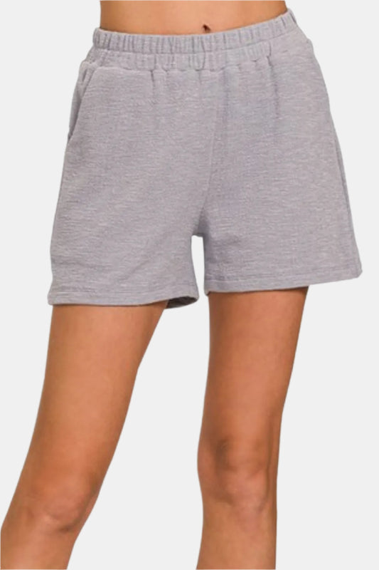 Sleet Cotton Slub Shorts