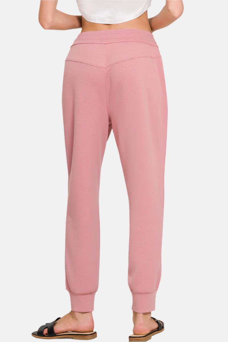 Blue Indigo Scuba Crewneck Pullover & Joggers Set
