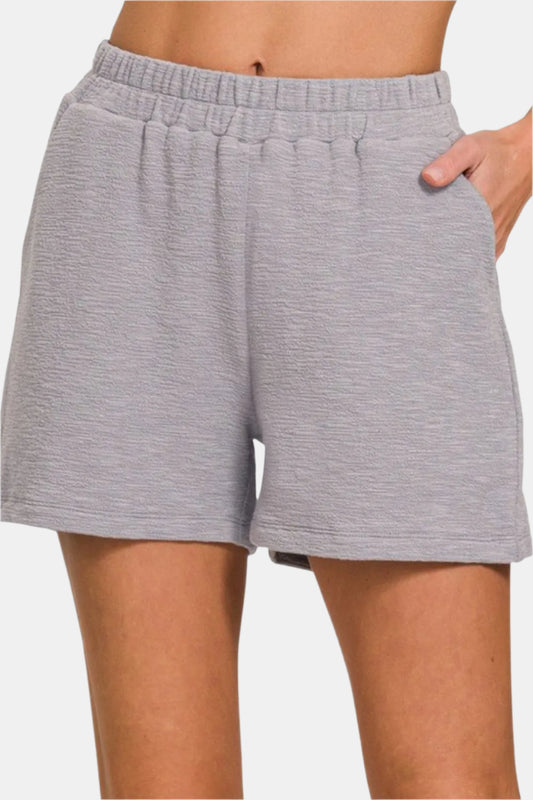 Sleet Cotton Slub Shorts