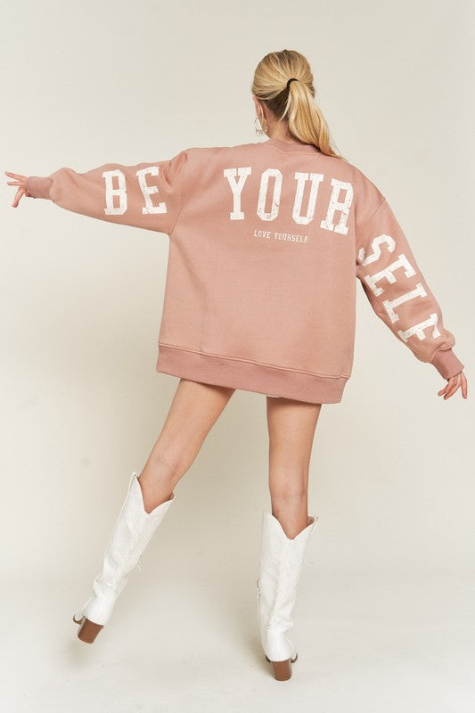 Plus Be Yourself Sweatshirt