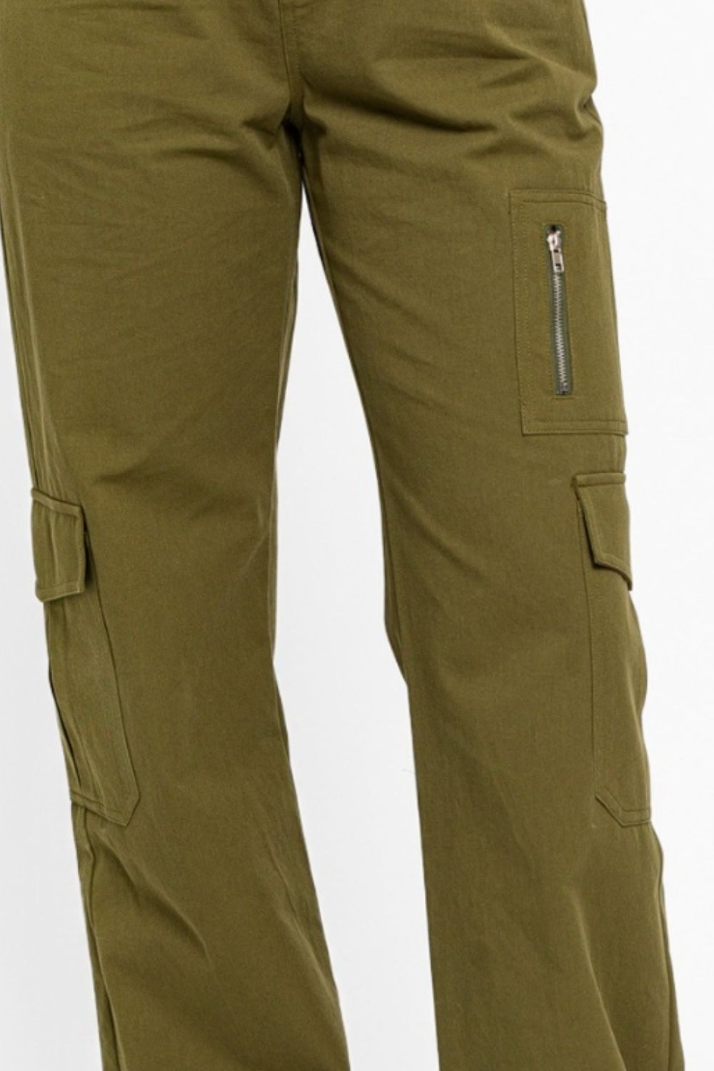 High Waist Wide Leg Cargo Pants