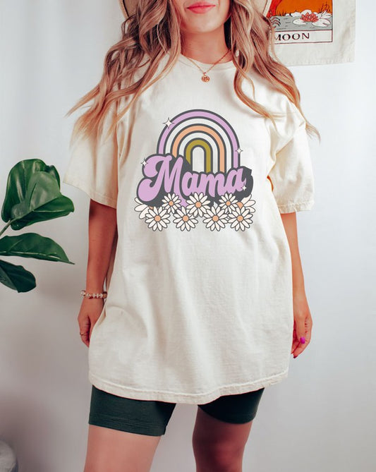 Plus Daisy Rainbow Mama Graphic Tee