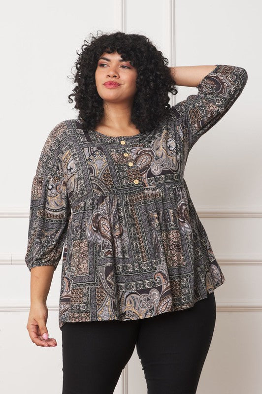 Cute Boutique Blouses & Dressy Tops for Women - LLB – tagged Curvy –  Lavender Latte Boutique