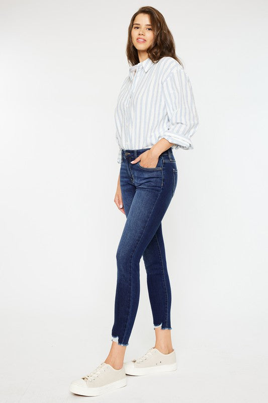 Mid Rise Ankle Skinny Jeans