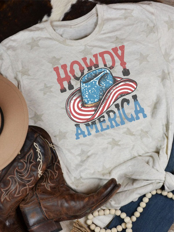 Plus Stars Tee - Howdy America Graphic Tee