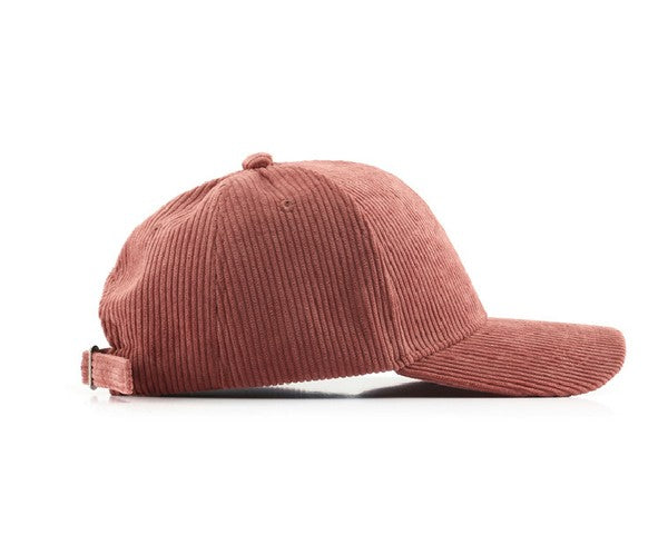 Corduroy Boyfriend Ball Cap