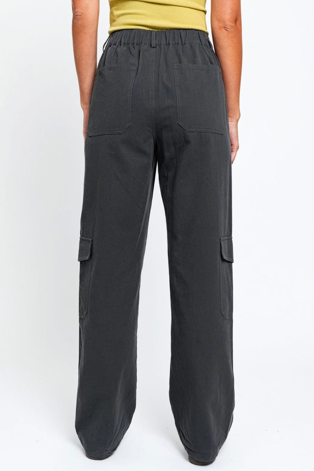 High Waist Wide Leg Cargo Pants