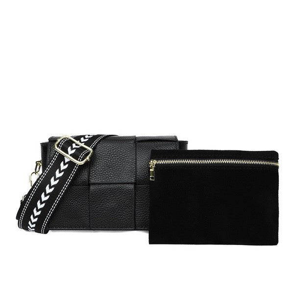 Margot Foldover Genuine Leather Crossbody