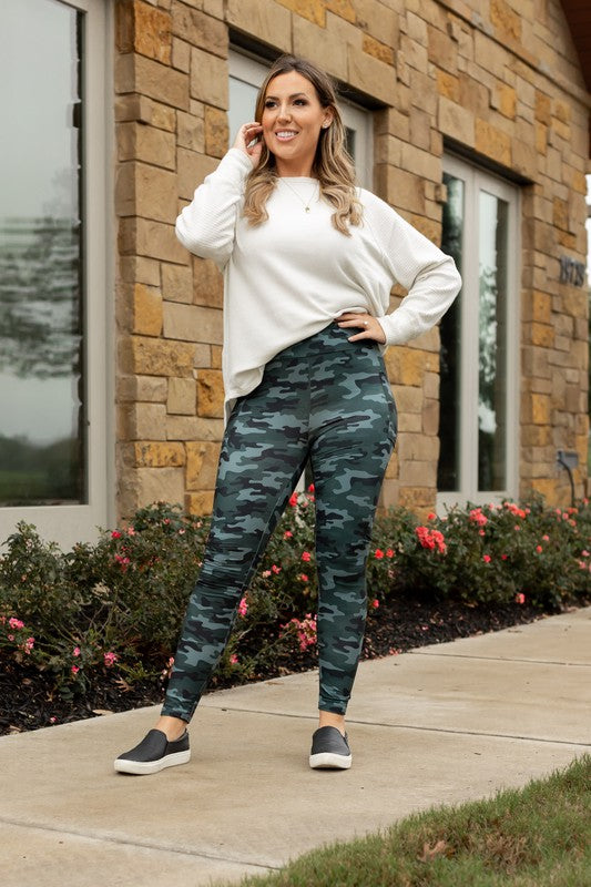 Camo Leggings with Pockets