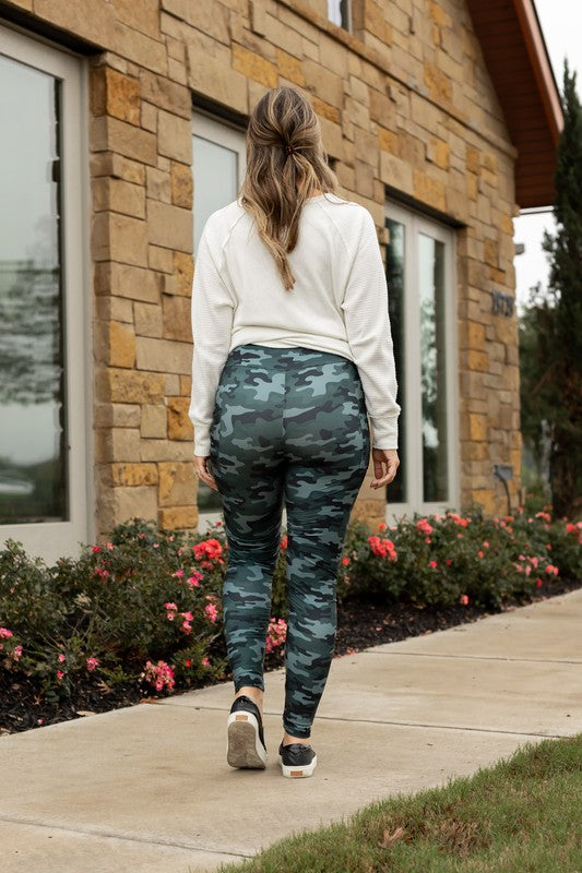 Camo Leggings with Pockets