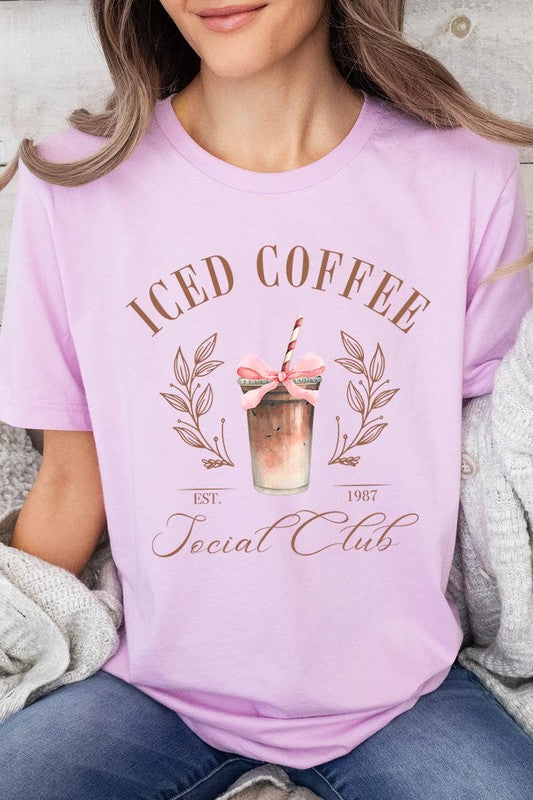 Iced Coffee Social Club Graphic T Shirt