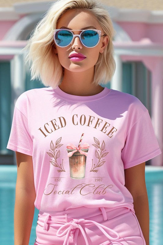 Iced Coffee Social Club Graphic T Shirt