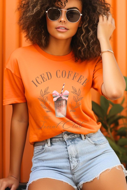 Iced Coffee Social Club Graphic T Shirt