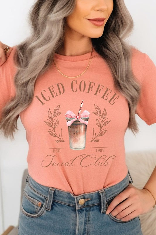 Iced Coffee Social Club Graphic T Shirt