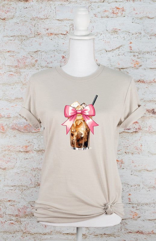 Plus Coffee Bow Graphic Tee