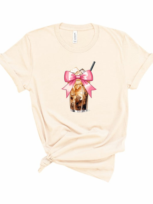 Plus Coffee Bow Graphic Tee