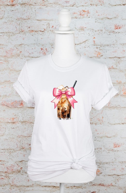 Plus Coffee Bow Graphic Tee