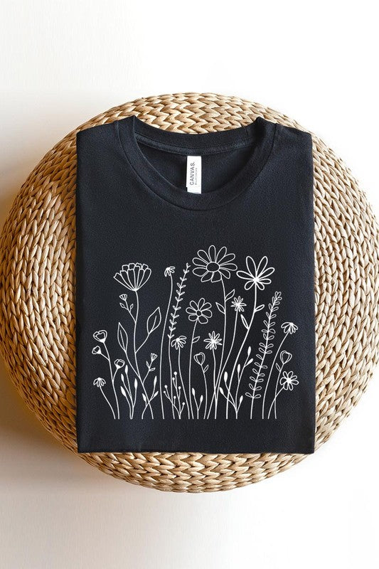 Wildflower Flower Meadow Graphic T Shirt