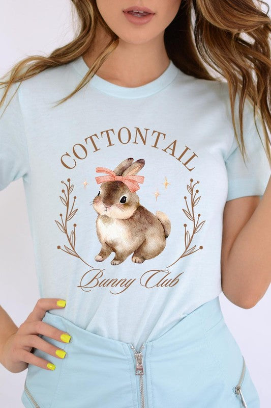 Cottontail Bunny Club Graphic T Shirt