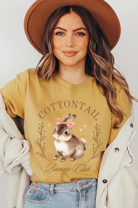 Cottontail Bunny Club Graphic T Shirt