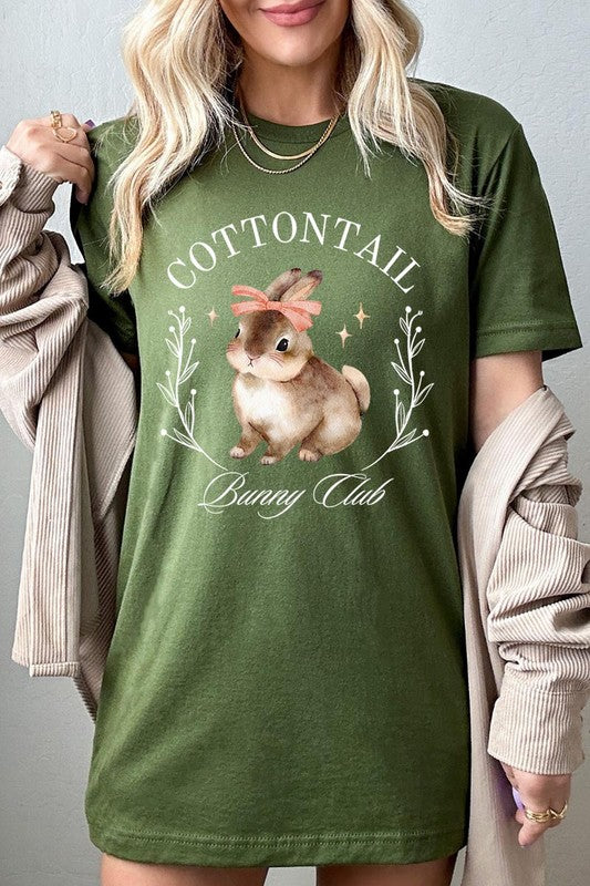 Cottontail Bunny Club Graphic T Shirt