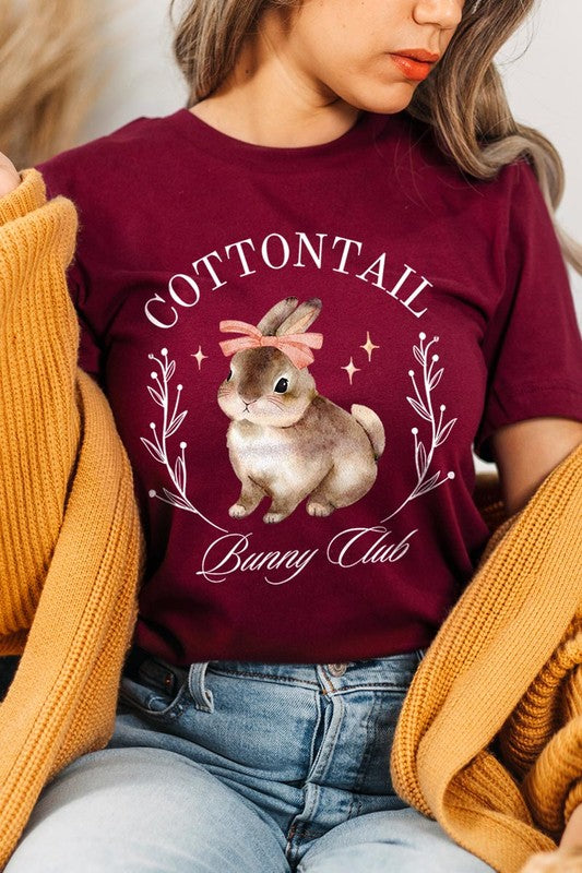 Cottontail Bunny Club Graphic T Shirt