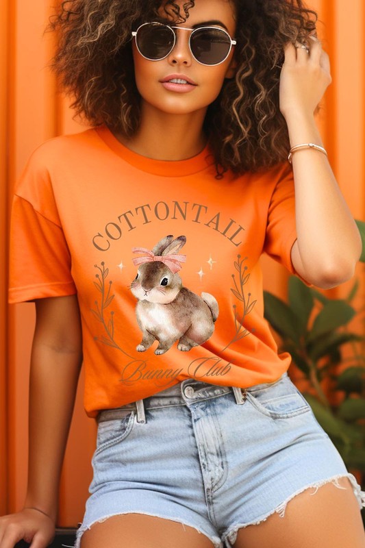 Cottontail Bunny Club Graphic T Shirt