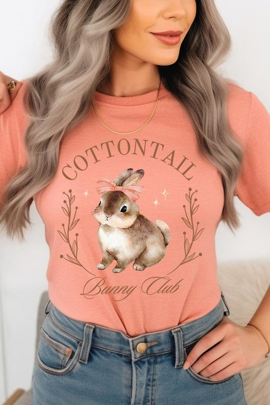 Cottontail Bunny Club Graphic T Shirt