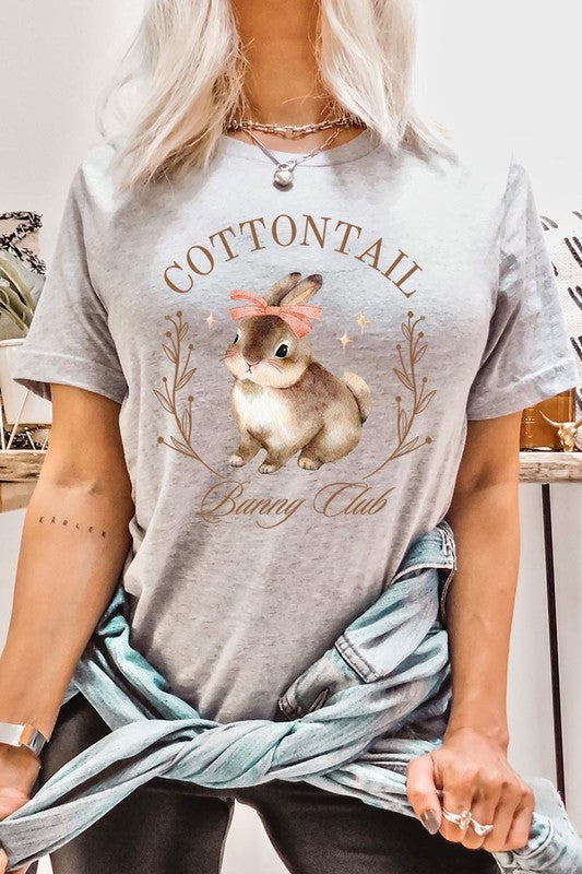 Cottontail Bunny Club Graphic T Shirt