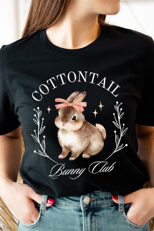 Cottontail Bunny Club Graphic T Shirt