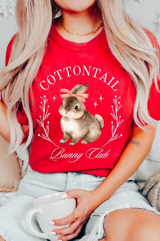 Cottontail Bunny Club Graphic T Shirt