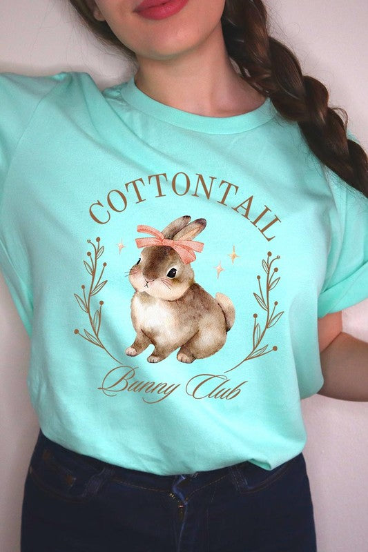 Cottontail Bunny Club Graphic T Shirt