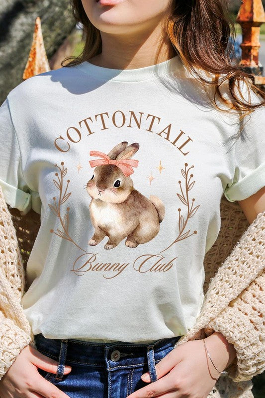 Cottontail Bunny Club Graphic T Shirt