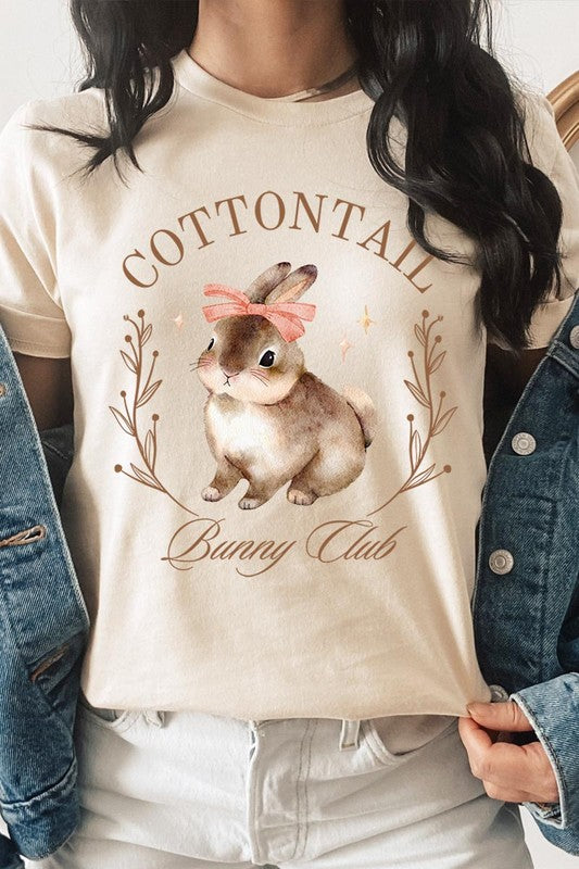 Cottontail Bunny Club Graphic T Shirt