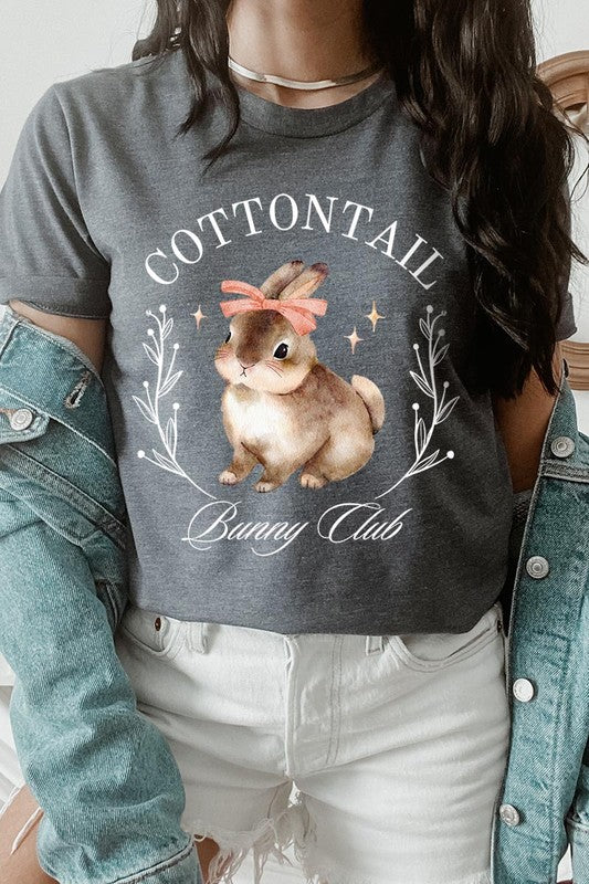 Cottontail Bunny Club Graphic T Shirt