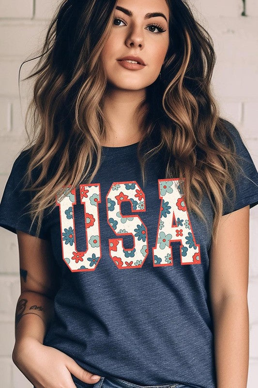 USA 4th Of July America Patriotic Graphic T Shirt