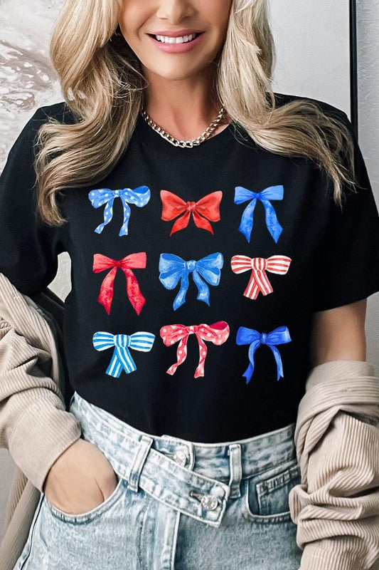 Coquette 4th Of July America Graphic T Shirt