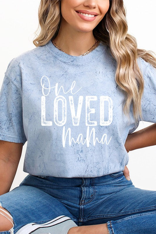 One Loved Mama Color Burst Tee