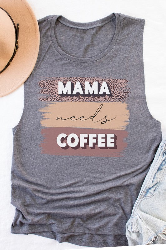 Mama Needs Coffee Stack Tank Top