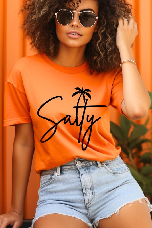 Salty Palm Graphic T Shirt