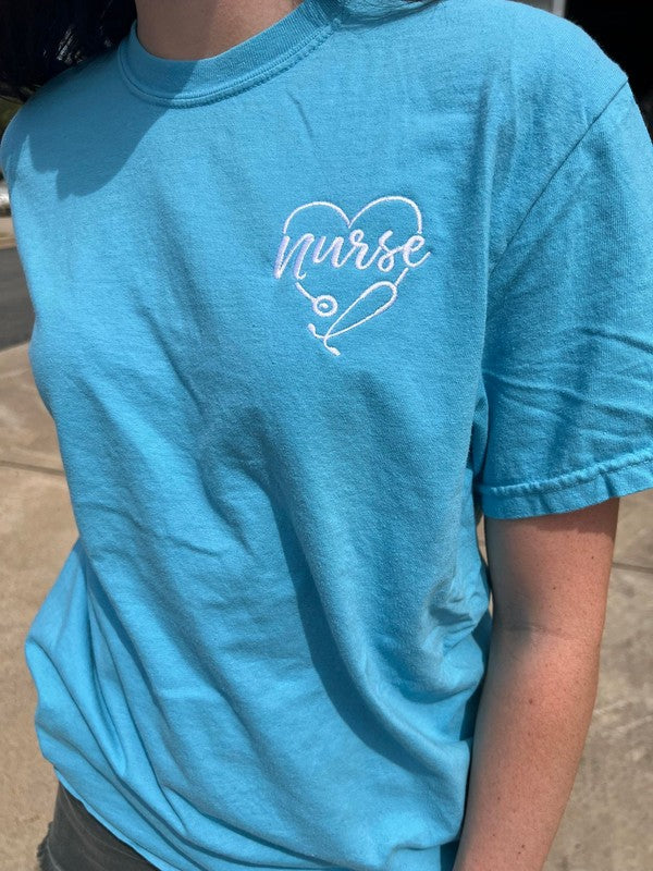 Nurse Embroidered Tee