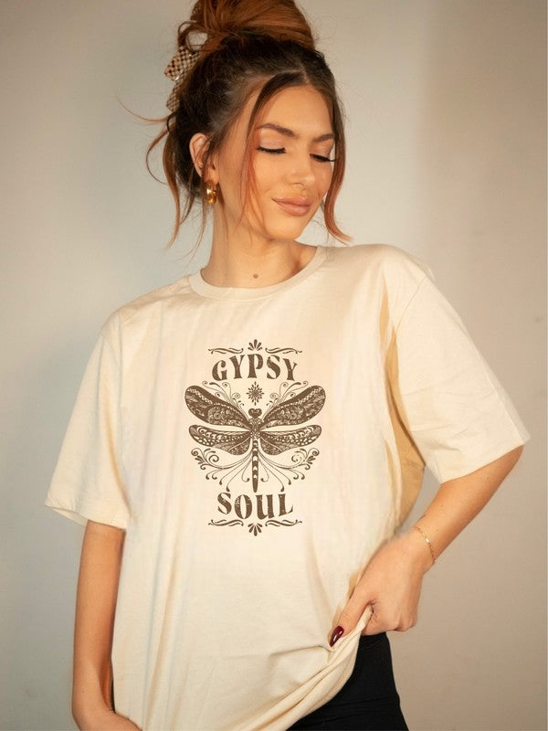 Plus Gypsy Soul Dragonfly Graphic Tee