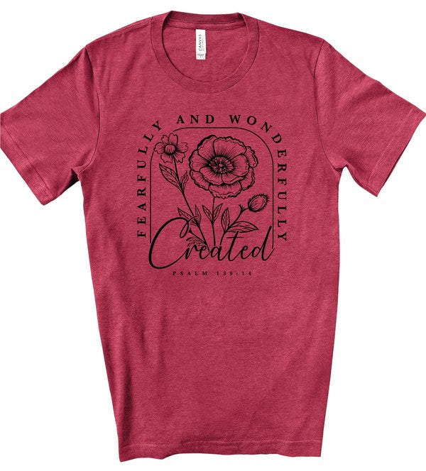 Plus Fearfully and Wonderfully Created Graphic Tee