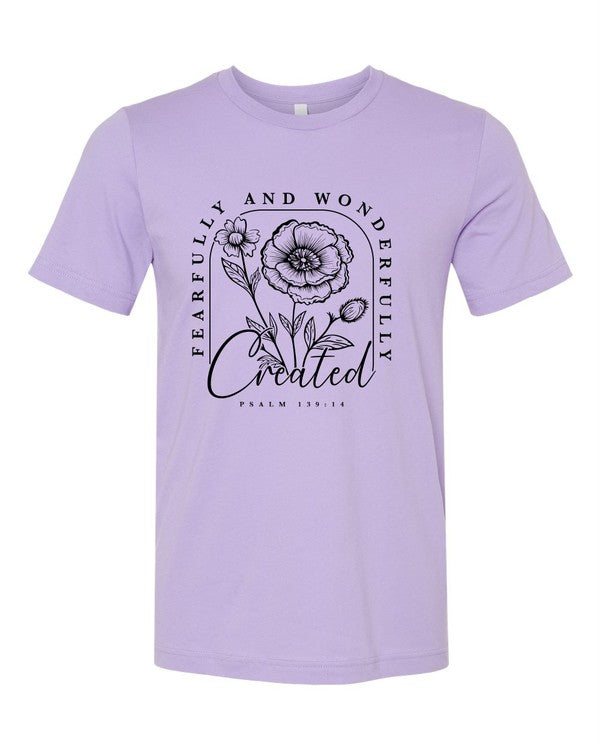 Fearfully and Wonderfully Created Graphic Tee