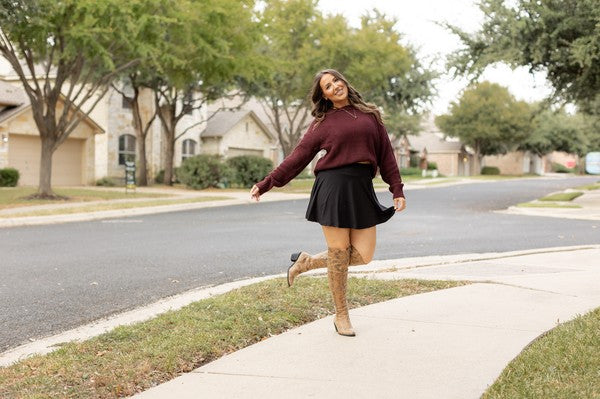 Black Skort