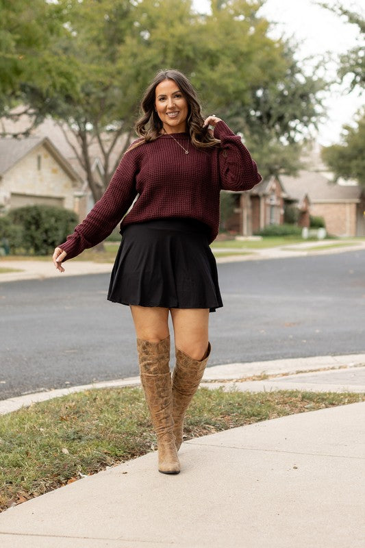 Black Skort