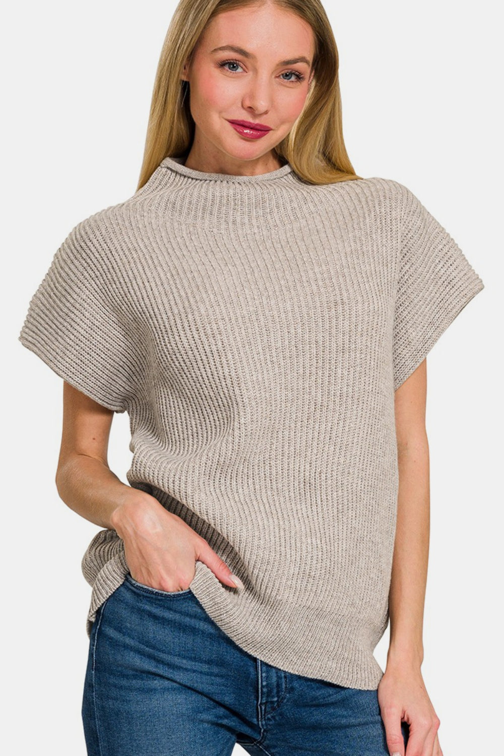 Mock Neck Sweater