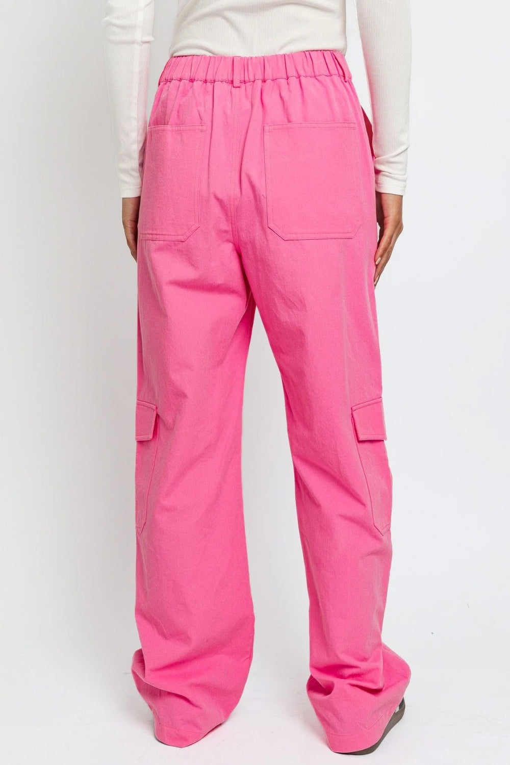 High Waist Wide Leg Cargo Pants