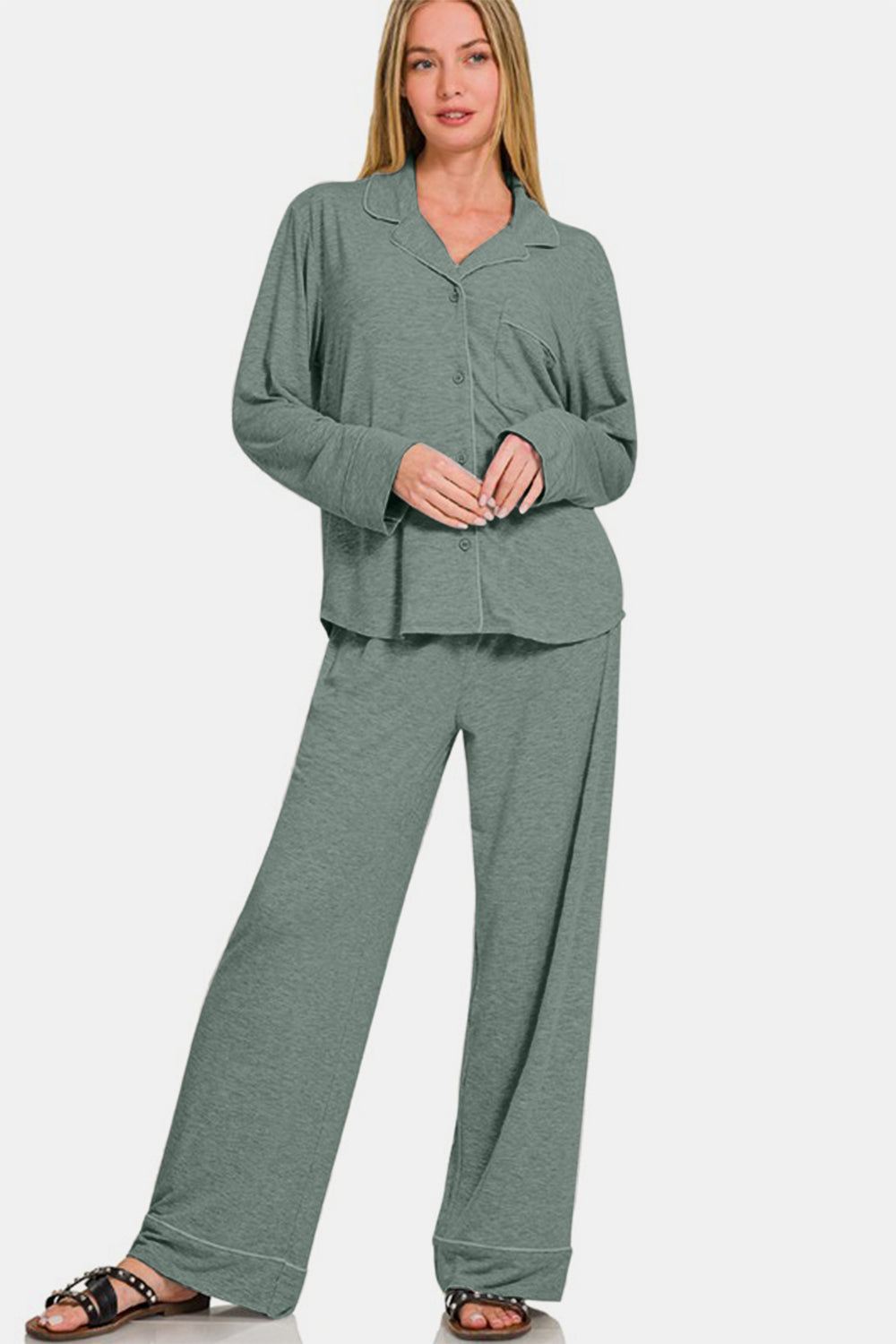 Poly Rayon Span Pajama Set